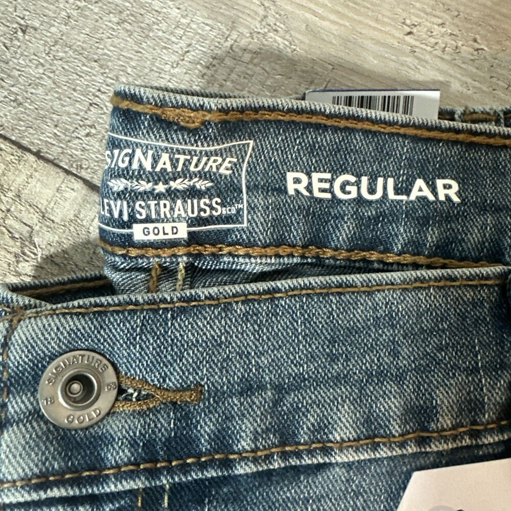 Signature Levi Strauss Gold Flex Performance Jeans Men’s 42X30 Reg Straight Leg - Picture 5 of 16